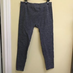 French Laundry Grey Thick Long Leggings